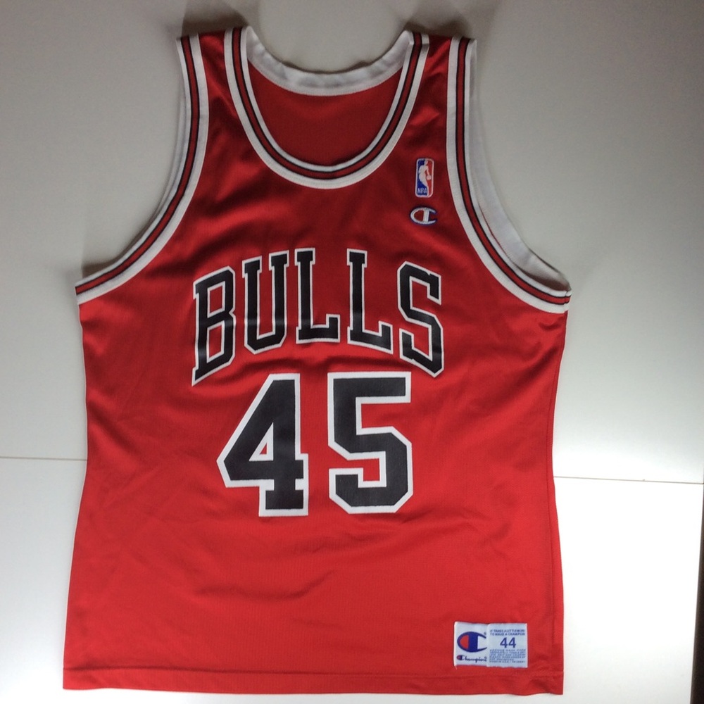 CHAMPION BASKETBALL JERSEY – CHICAGO BULLS – JORDAN #45 - Picture 5 of 7